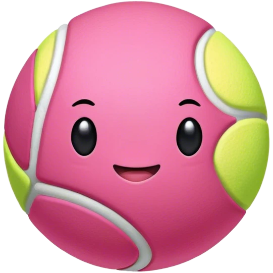 Tennis pink emoji