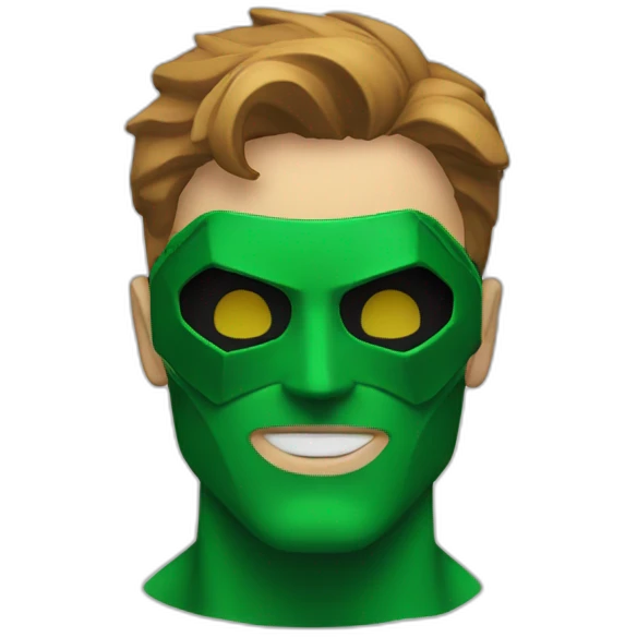 green lantern mask emoji