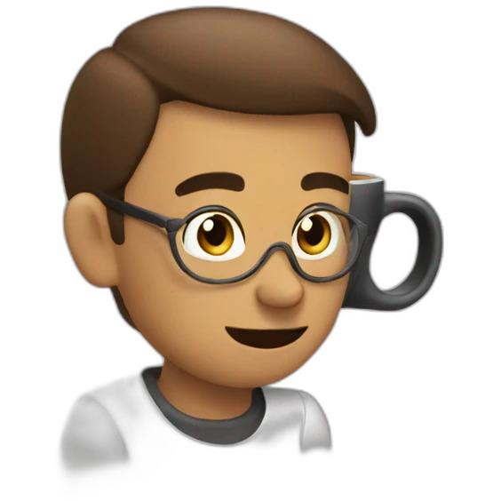Coffee salute emoji