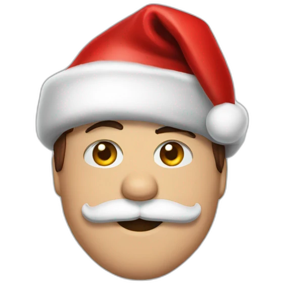 robert downey jr santa hat on head emoji