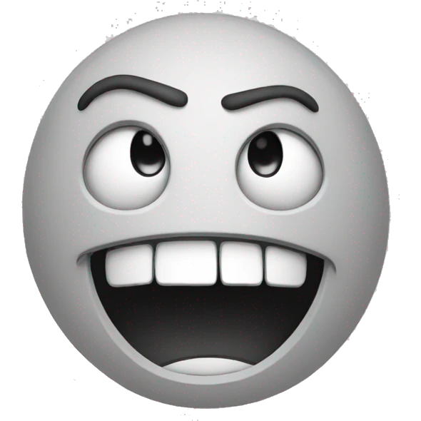 Angry happy emoji
