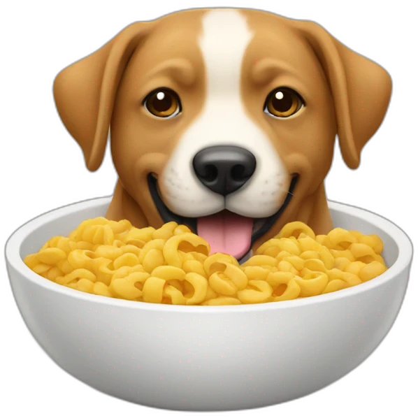 Un chinois qui mange du chien emoji