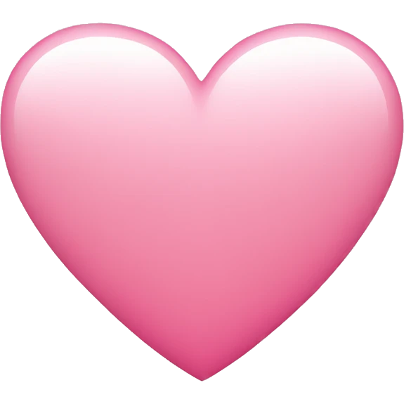 Pink heart emoji
