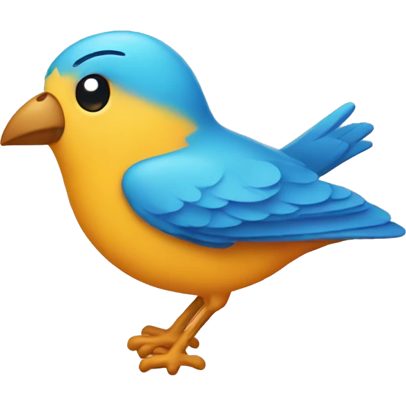 birdie care logo as emoji emoji