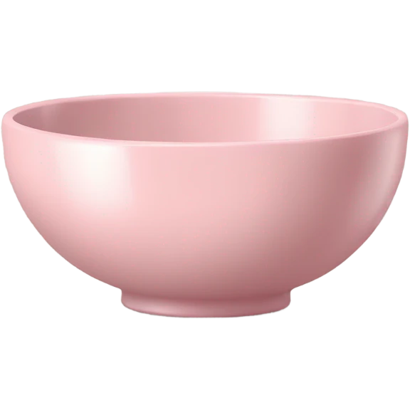 Pastel pink bowl emoji