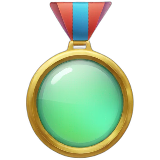 glass medal emoji