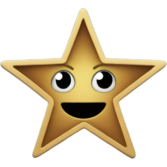 universe with star round shaped emoji
