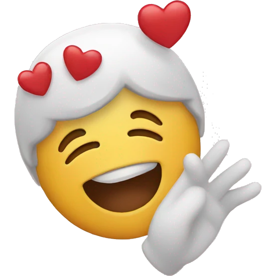 Doing love emoji
