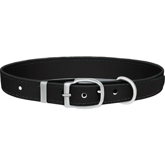 Dog collar black  emoji