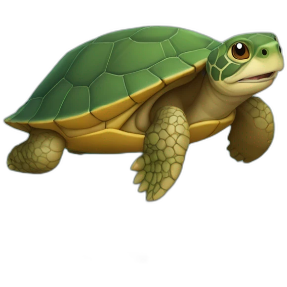 Tortue sur loutre emoji