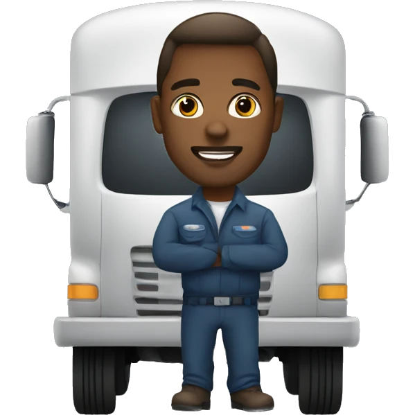 Truck driver  emoji
