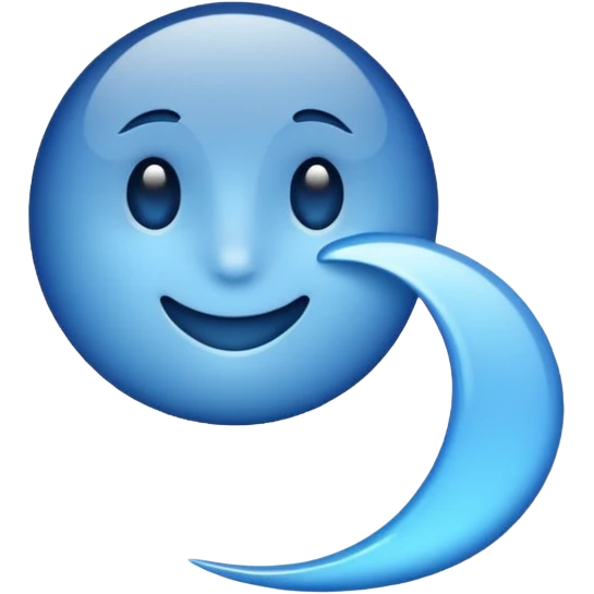 Blue tick emoji