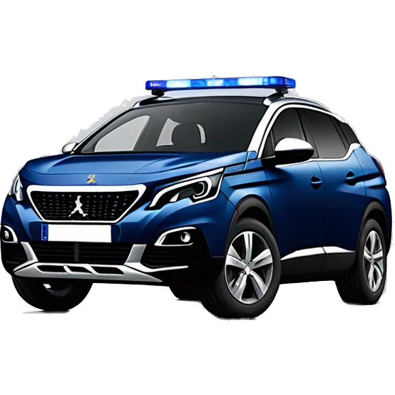 Peugeot 3008 gendarmerie  emoji