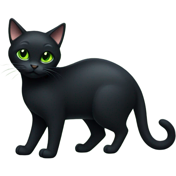 Black cat emoji