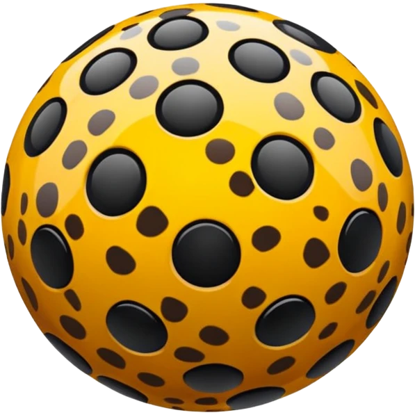 Cheetah print lucky nine ball emoji