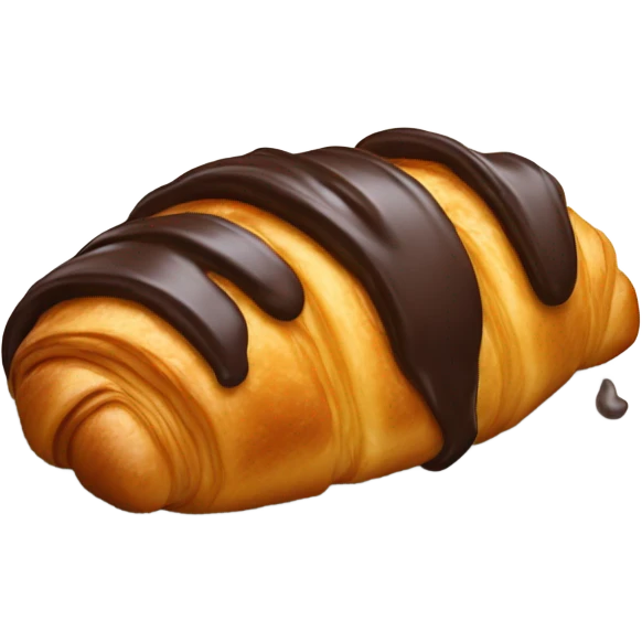 Chocolate croissant  emoji