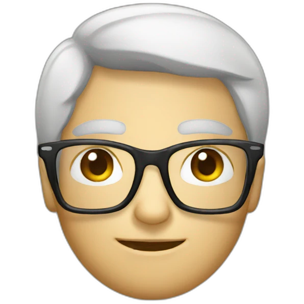 a glasses emoji