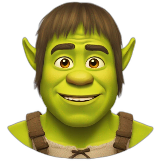 Shrek yellow emoji
