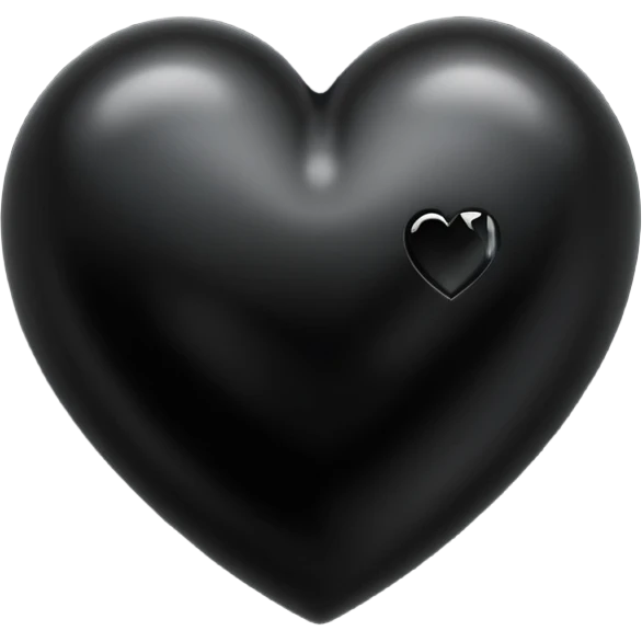❤️‍🔥 but black emoji