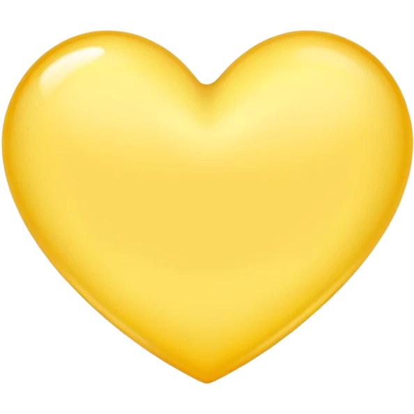 light yellow heart emoji