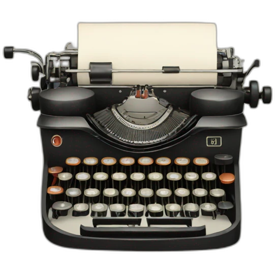 Old typewriter emoji