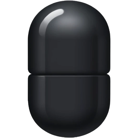 Black pill  emoji