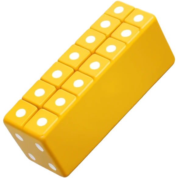 Prompt 16: "One source of income = HUGE risk."
Graphic: 🧱 Domino block icon (white) tipping yellow.
Animation: Block falls over.
Background: Transparent.
 emoji