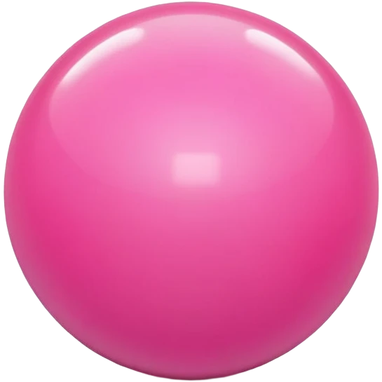 Pink toy ball emoji