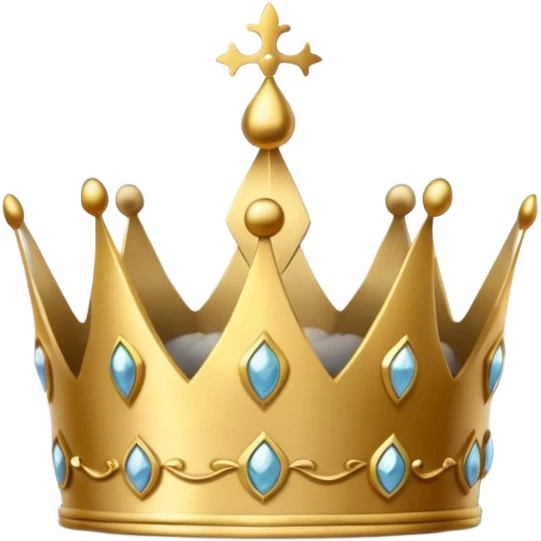 Put this 👑 on top  of 😶‍🌫️ emoji
