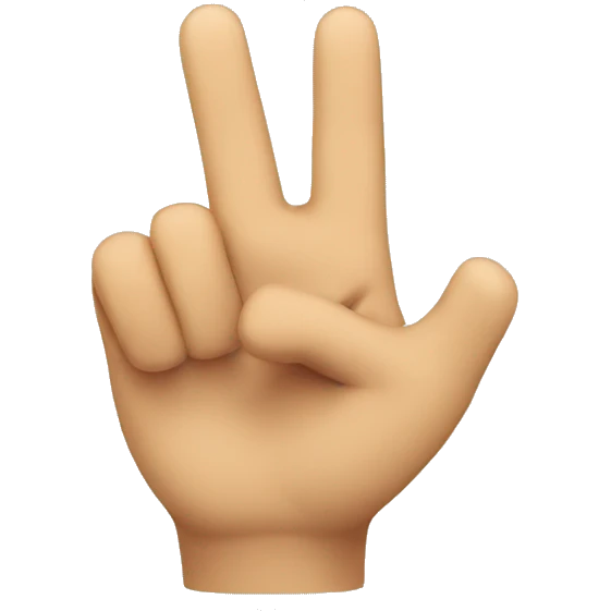 finger pointing emoji