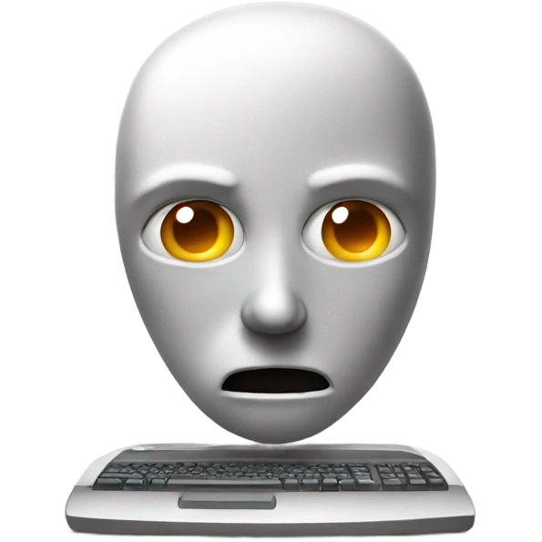 computer self destructing emoji
