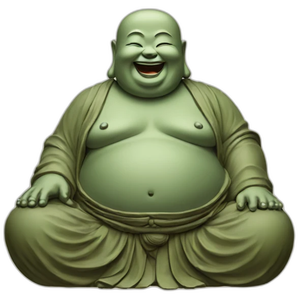 laughing buddha emoji