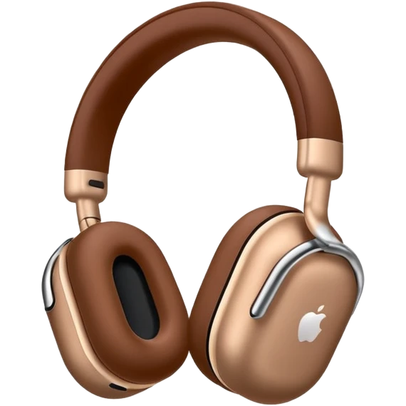 Airpods max brown color emoji