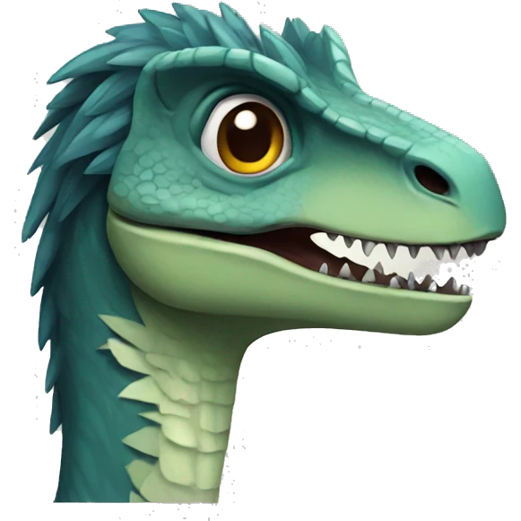 cool velociraptor emoji