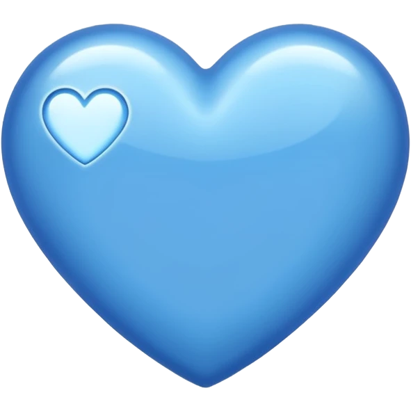 blue heart emoji