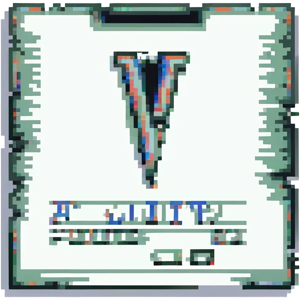 The word 'Acuity' in a pixelated, corrupted font, with parts of the text unreadable, surrounded by exclamation marks and warning triangles, as if the scheduling software is not responding. emoji