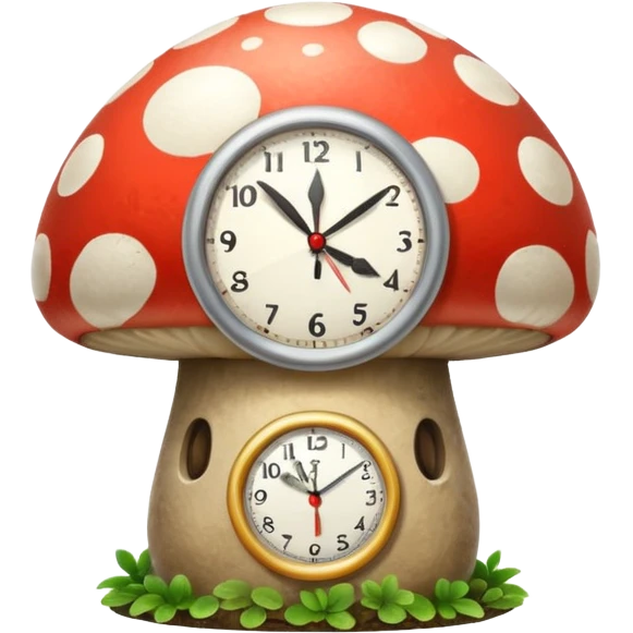 🫧🍄⏰ emoji