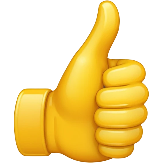 thumbs up emoji, positive and bold emoji