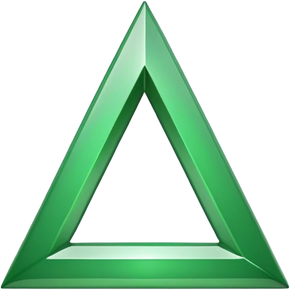 green upward arrow triangle emoji