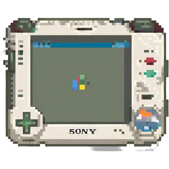 белый плеер Sony, no background emoji