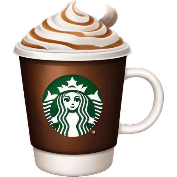 Starbucks coffee emoji