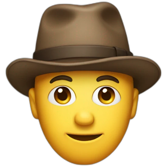 Dick with hat emoji