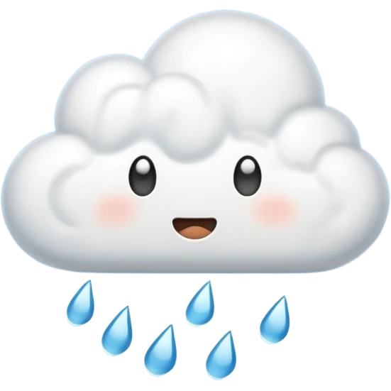 a pooping cloud emoji
