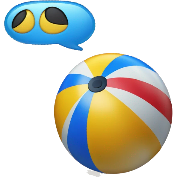 Beach ball emoji