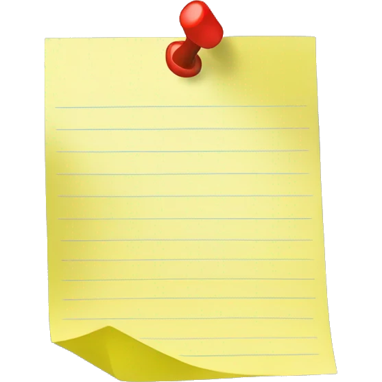 yellow sticky note emoji