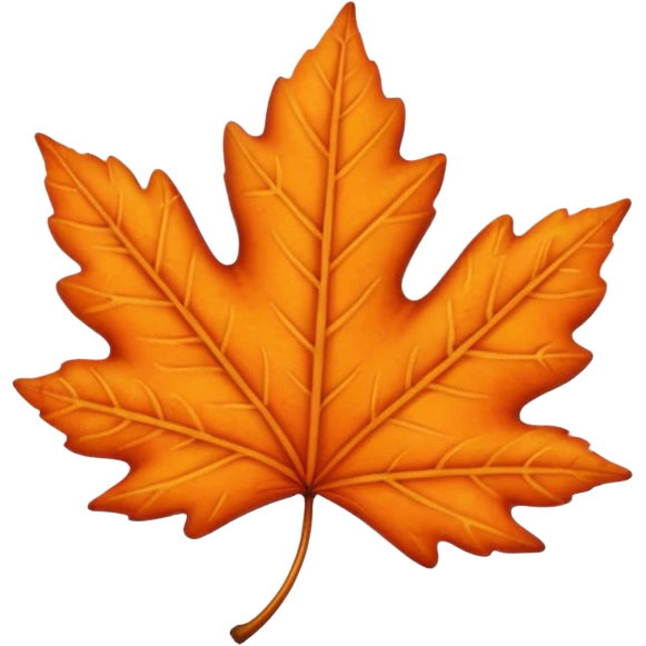 Autumn leaf emoji