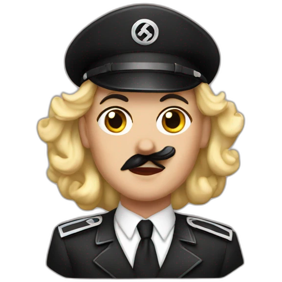 hitler drag queen emoji