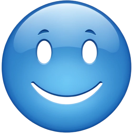 BLUE CİRCLE BUTTON emoji