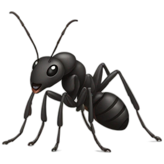 Black ants emoji