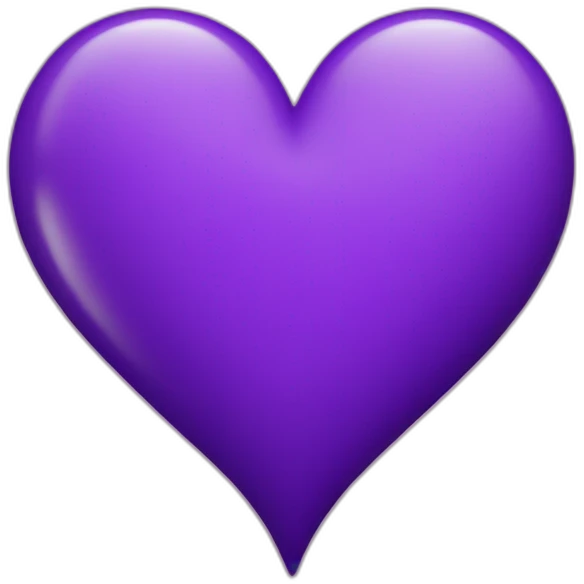 purple heart emoji